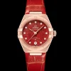 29 mm, Sedna™ gold on leather strap^OMEGA Hot