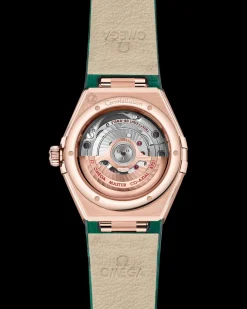 29 mm, Sedna™ gold on leather strap^OMEGA Discount
