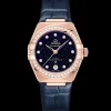 29 mm, Sedna™ gold on leather strap^OMEGA Online