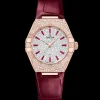 29 mm, Sedna™ gold on leather strap^OMEGA Clearance
