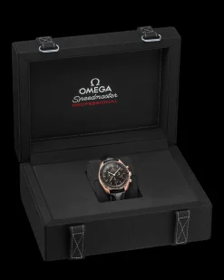 42 mm, Sedna™ gold on leather strap^OMEGA Fashion