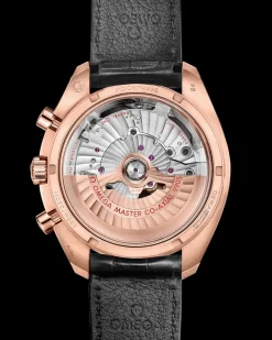 44.25 mm, Sedna™ gold on leather strap^OMEGA Best