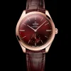 40 mm, Sedna™ gold on leather strap^OMEGA Clearance