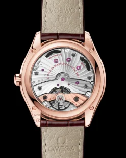 40 mm, Sedna™ gold on leather strap^OMEGA Clearance