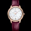 34 mm, Sedna™ gold on leather strap^OMEGA Outlet