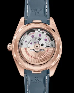 41 mm, Sedna™ gold on rubber strap^OMEGA Best