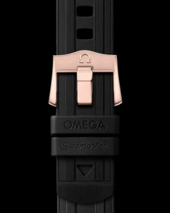 44 mm, Sedna™ gold on rubber strap^OMEGA Best