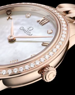 27.5 mm, Sedna™ gold on Sedna™ gold^OMEGA Fashion
