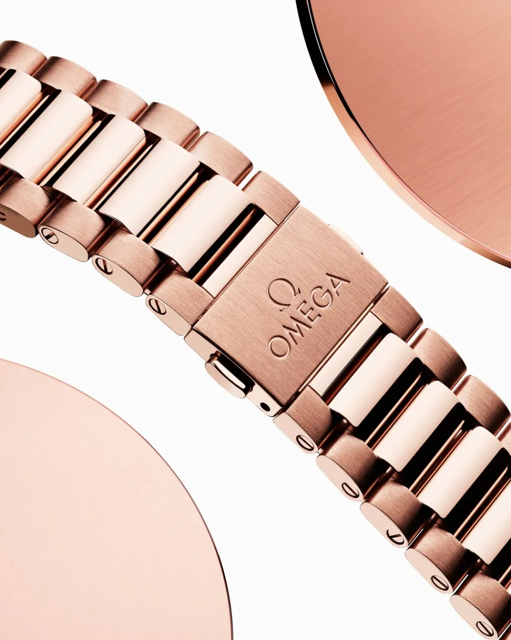 38 mm, Sedna™ gold on Sedna™ gold^OMEGA New
