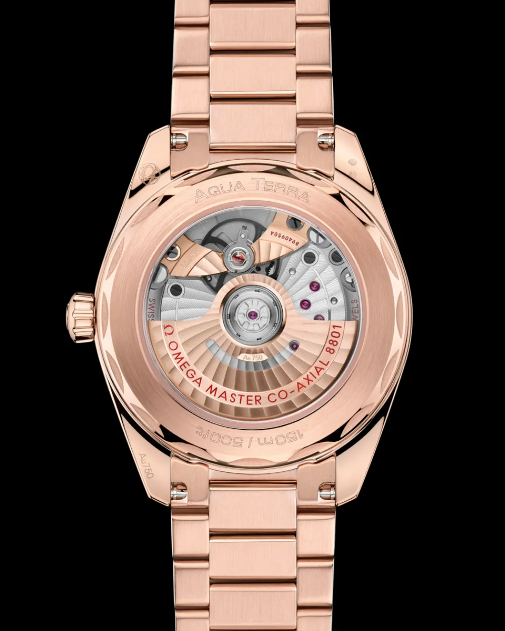 38 mm, Sedna™ gold on Sedna™ gold^OMEGA Hot