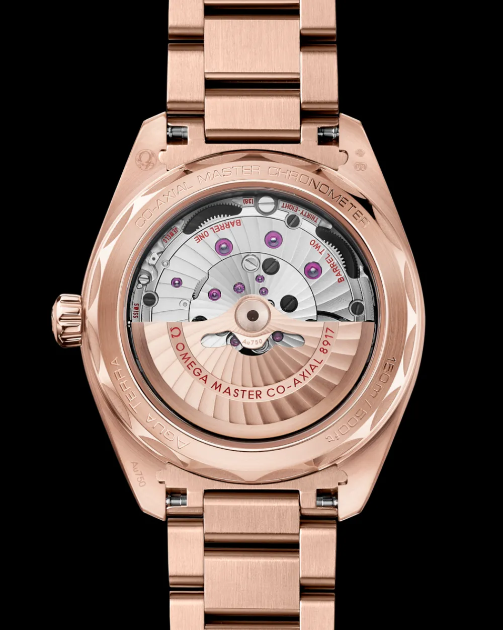 41 mm, Sedna™ gold on Sedna™ gold^OMEGA Hot