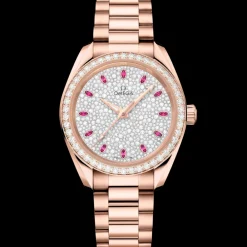 34 mm, Sedna™ gold on Sedna™ gold^OMEGA Discount