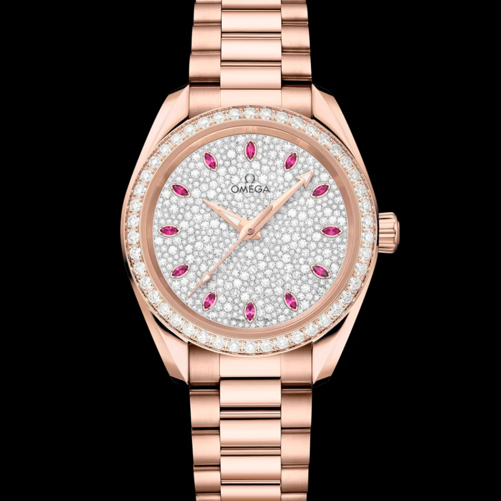 34 mm, Sedna™ gold on Sedna™ gold^OMEGA Discount
