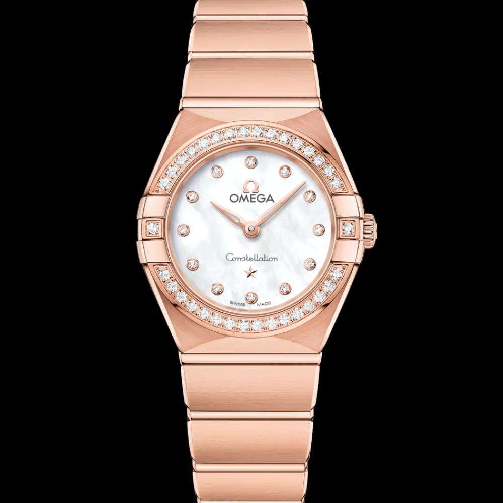 25 mm, Sedna™ gold on Sedna™ gold^OMEGA Fashion