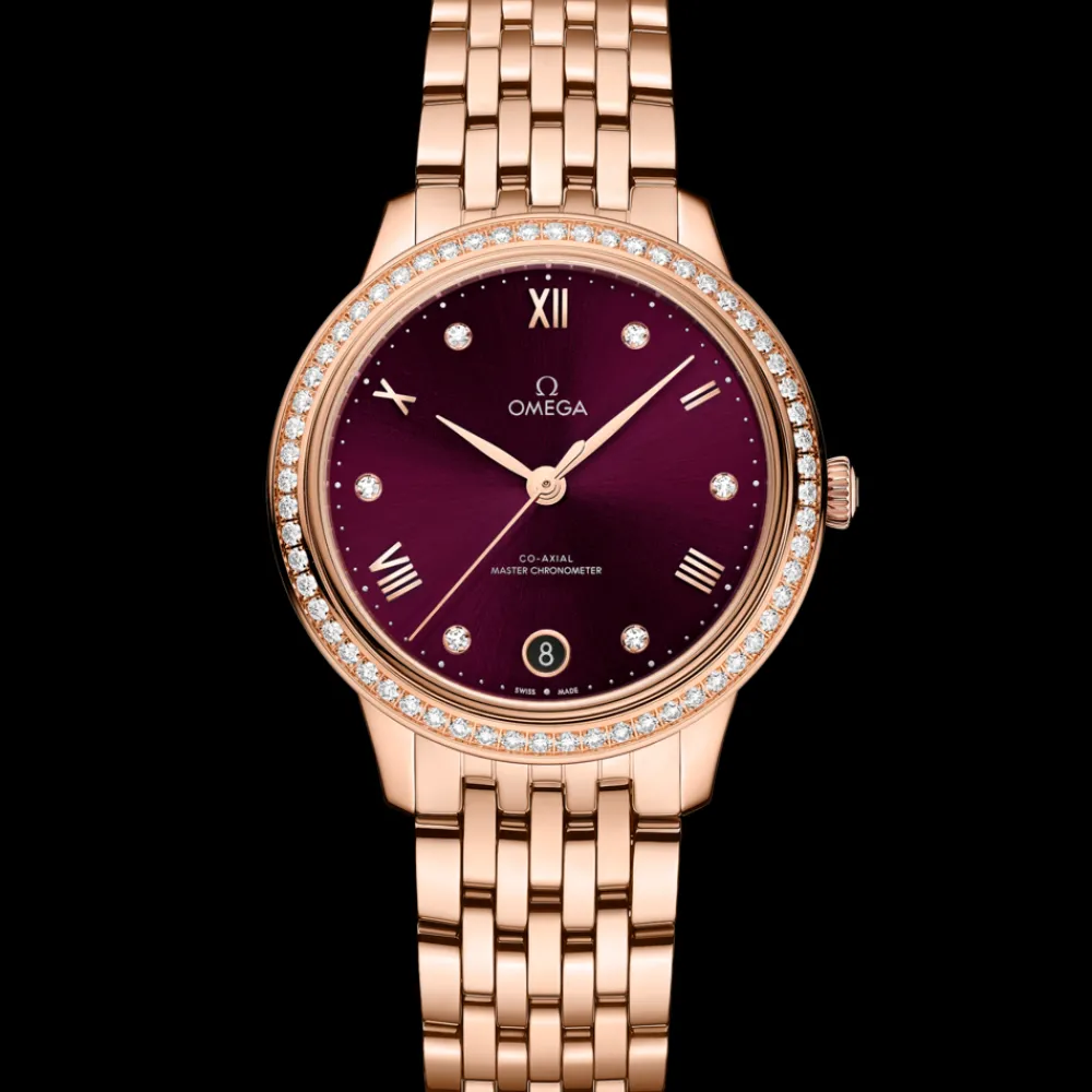 34 mm, Sedna™ gold on Sedna™ gold^OMEGA Best
