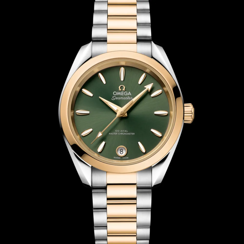 34 mm, steel ‑ Moonshine™ gold on steel ‑ Moonshine™ gold^OMEGA New