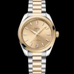 34 mm, steel ‑ Moonshine™ gold on steel ‑ Moonshine™ gold^OMEGA Sale