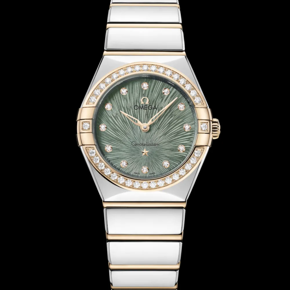 28 mm, steel ‑ Moonshine™ gold on steel ‑ Moonshine™ gold^OMEGA Sale