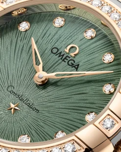 28 mm, steel ‑ Moonshine™ gold on steel ‑ Moonshine™ gold^OMEGA Sale