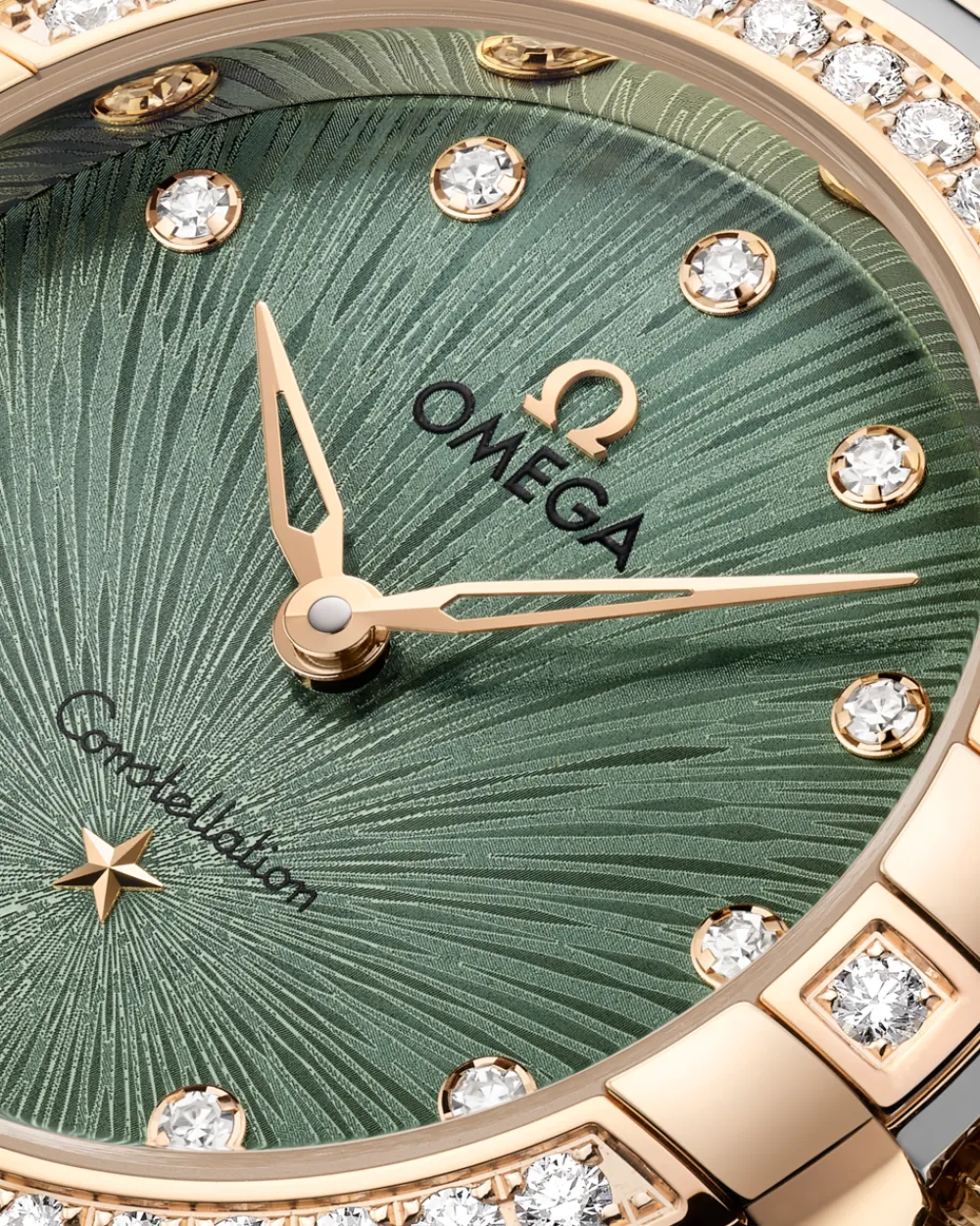 28 mm, steel ‑ Moonshine™ gold on steel ‑ Moonshine™ gold^OMEGA Sale
