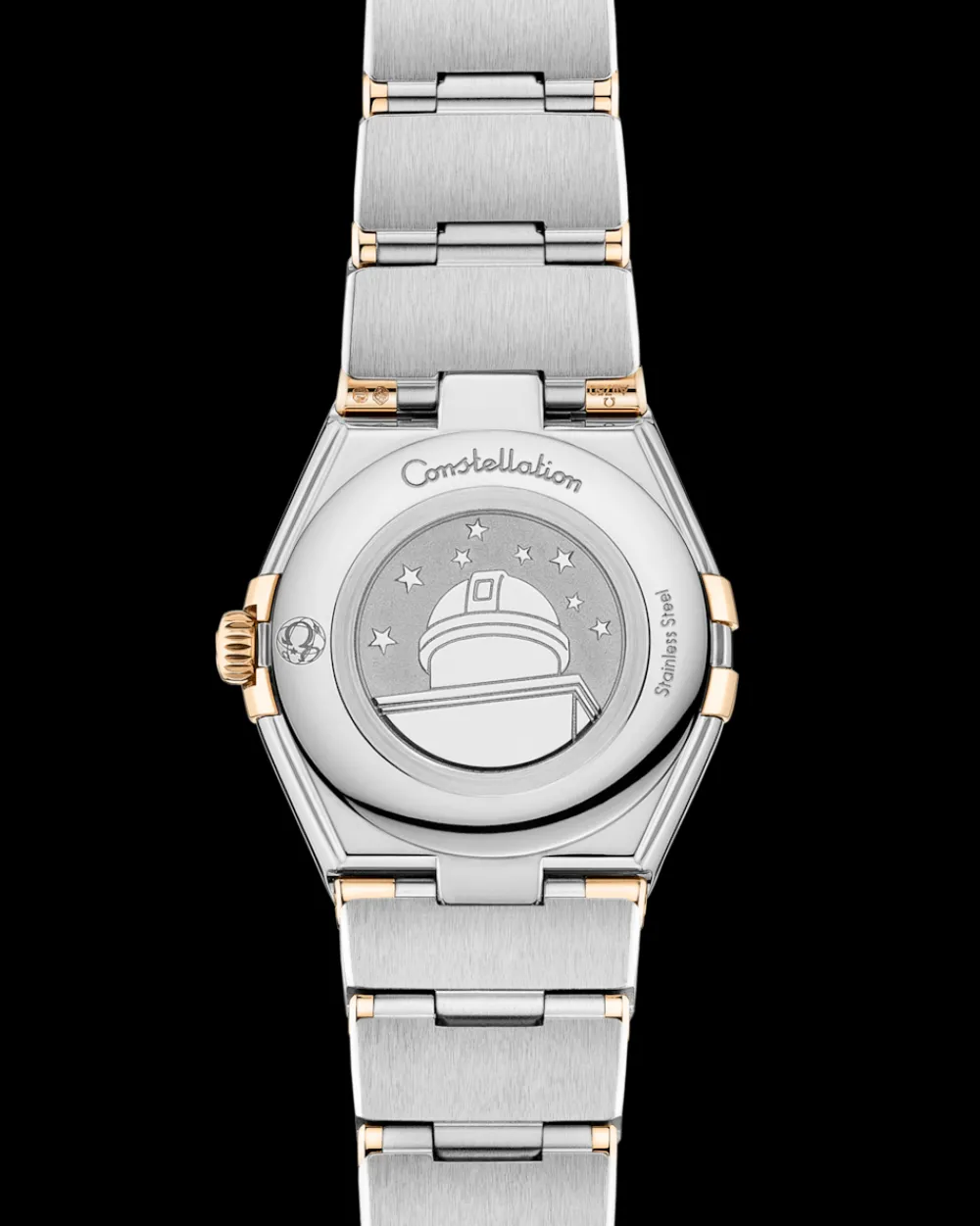 25 mm, steel ‑ Moonshine™ gold on steel ‑ Moonshine™ gold^OMEGA Fashion