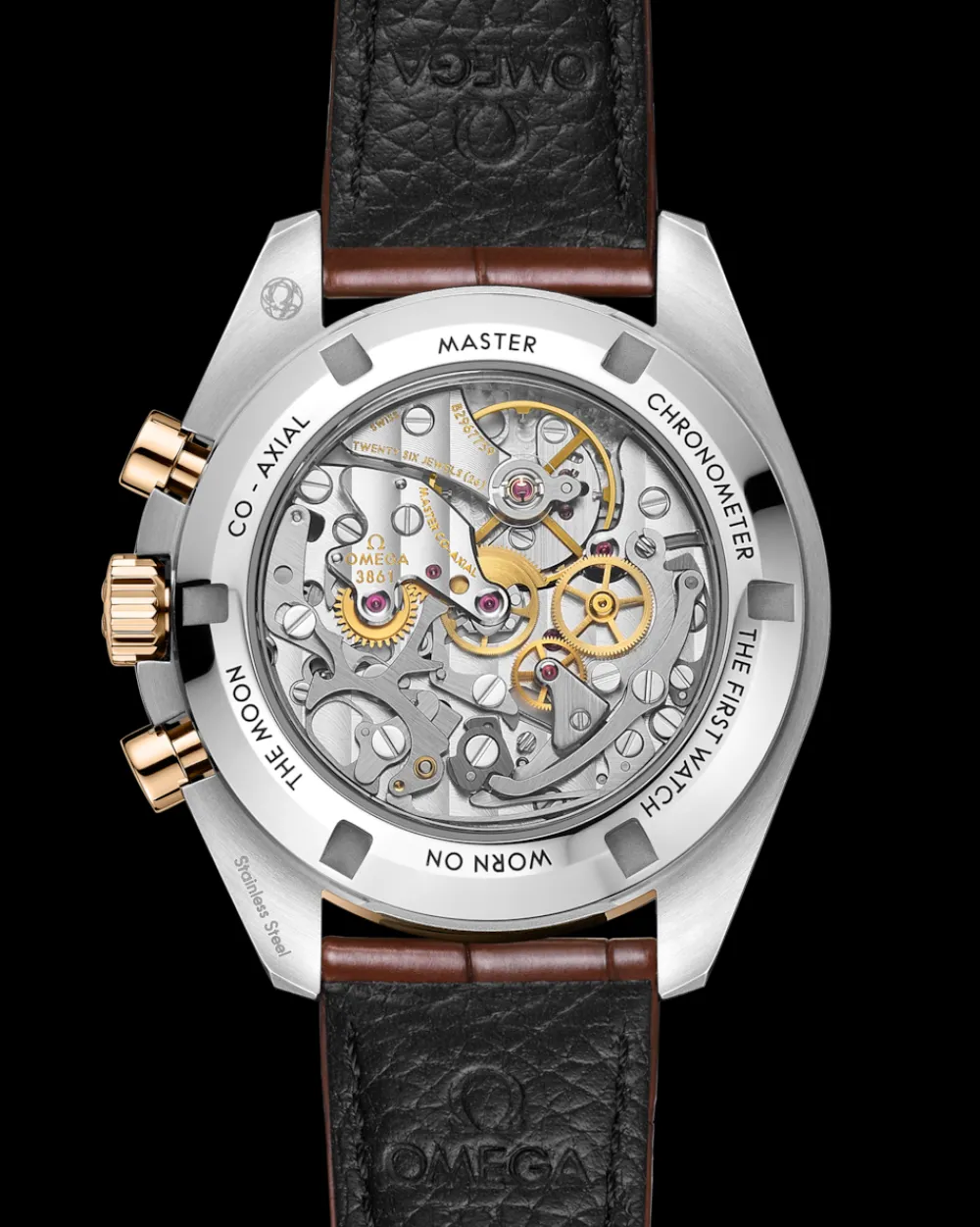 42 mm, steel ‑ Moonshine™ gold on alligator^OMEGA Clearance