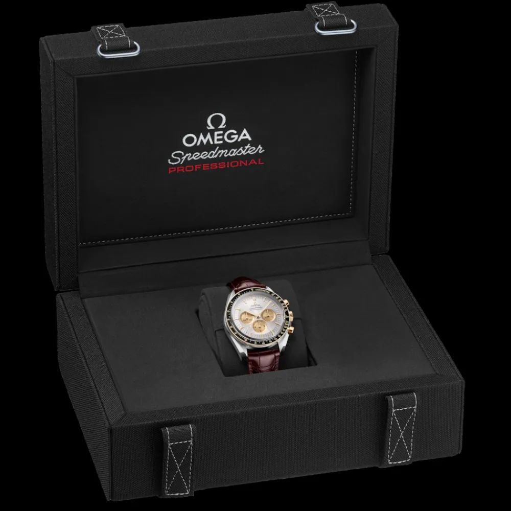 42 mm, steel ‑ Moonshine™ gold on alligator^OMEGA Clearance