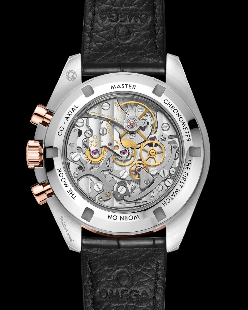 42 mm, steel ‑ Sedna™ gold on alligator^OMEGA Sale