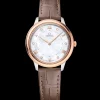 30 mm, steel ‑ Sedna™ gold on leather strap^OMEGA Outlet