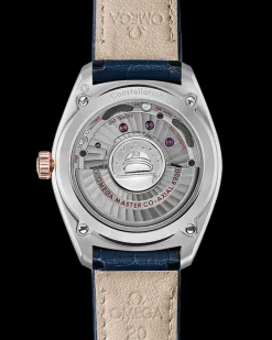 39 mm, steel ‑ Sedna™ gold on leather strap^OMEGA Sale