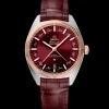 41 mm, steel ‑ Sedna™ gold on leather strap^OMEGA Clearance