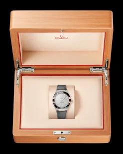 41 mm, steel ‑ Sedna™ gold on leather strap^OMEGA Fashion