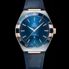 41 mm, steel ‑ Sedna™ gold on leather strap^OMEGA Sale