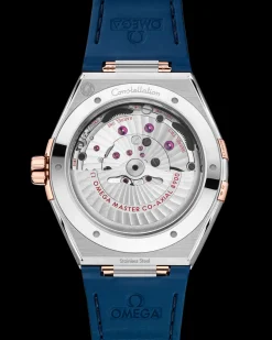 41 mm, steel ‑ Sedna™ gold on leather strap^OMEGA Sale