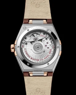 36 mm, steel ‑ Sedna™ gold on leather strap^OMEGA Hot
