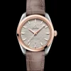 38 mm, steel ‑ Sedna™ gold on leather strap^OMEGA Clearance