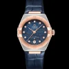 29 mm, steel ‑ Sedna™ gold on leather strap^OMEGA Discount