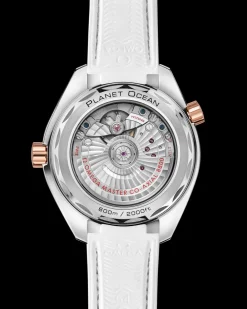 39.5 mm, steel ‑ Sedna™ gold on leather strap with rubber lining^OMEGA Sale