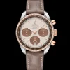 38 mm, steel ‑ Sedna™ gold on leather strap^OMEGA Sale