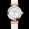 34 mm, steel ‑ Sedna™ gold on leather strap^OMEGA Discount
