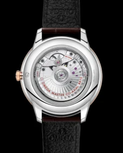 41 mm, steel ‑ Sedna™ gold on leather strap^OMEGA Discount