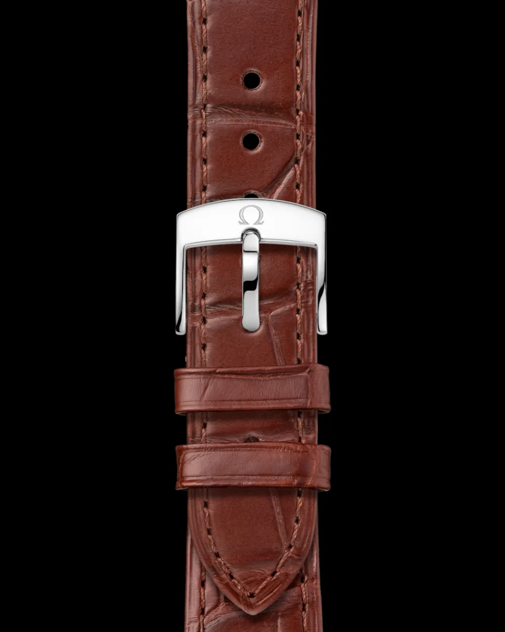 41 mm, steel ‑ Sedna™ gold on leather strap^OMEGA Discount