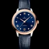 34 mm, steel ‑ Sedna™ gold on leather strap^OMEGA Discount