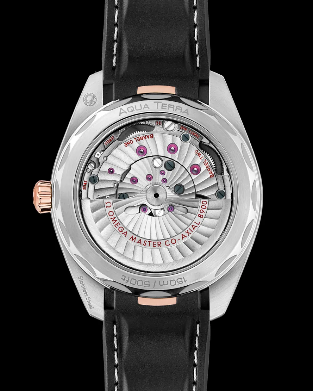 41 mm, steel ‑ Sedna™ gold on rubber strap^OMEGA Clearance