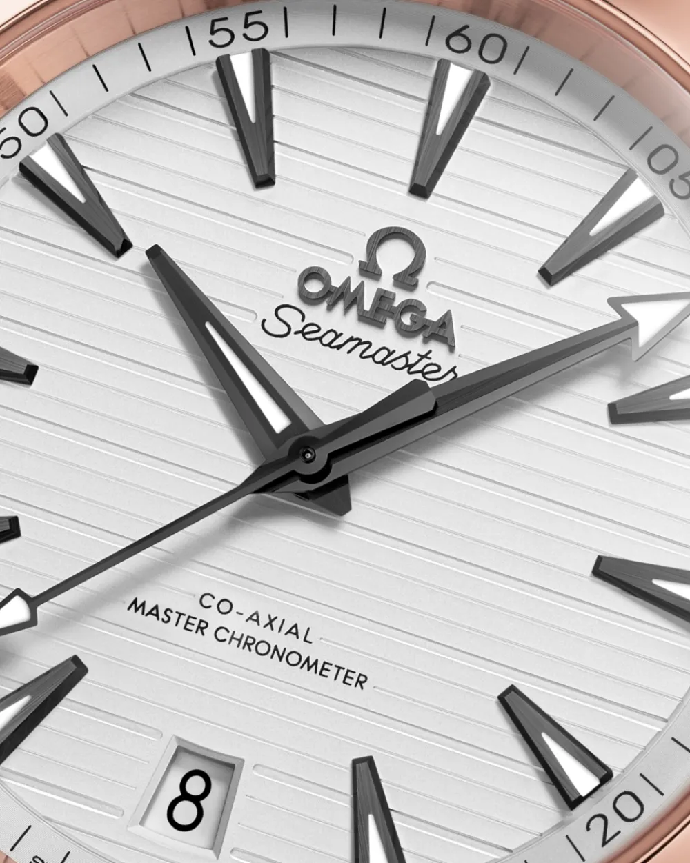 41 mm, steel ‑ Sedna™ gold on rubber strap^OMEGA Clearance