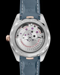 41 mm, steel ‑ Sedna™ gold on rubber strap^OMEGA New