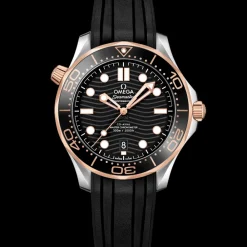42 mm, steel ‑ Sedna™ gold on rubber strap^OMEGA Sale