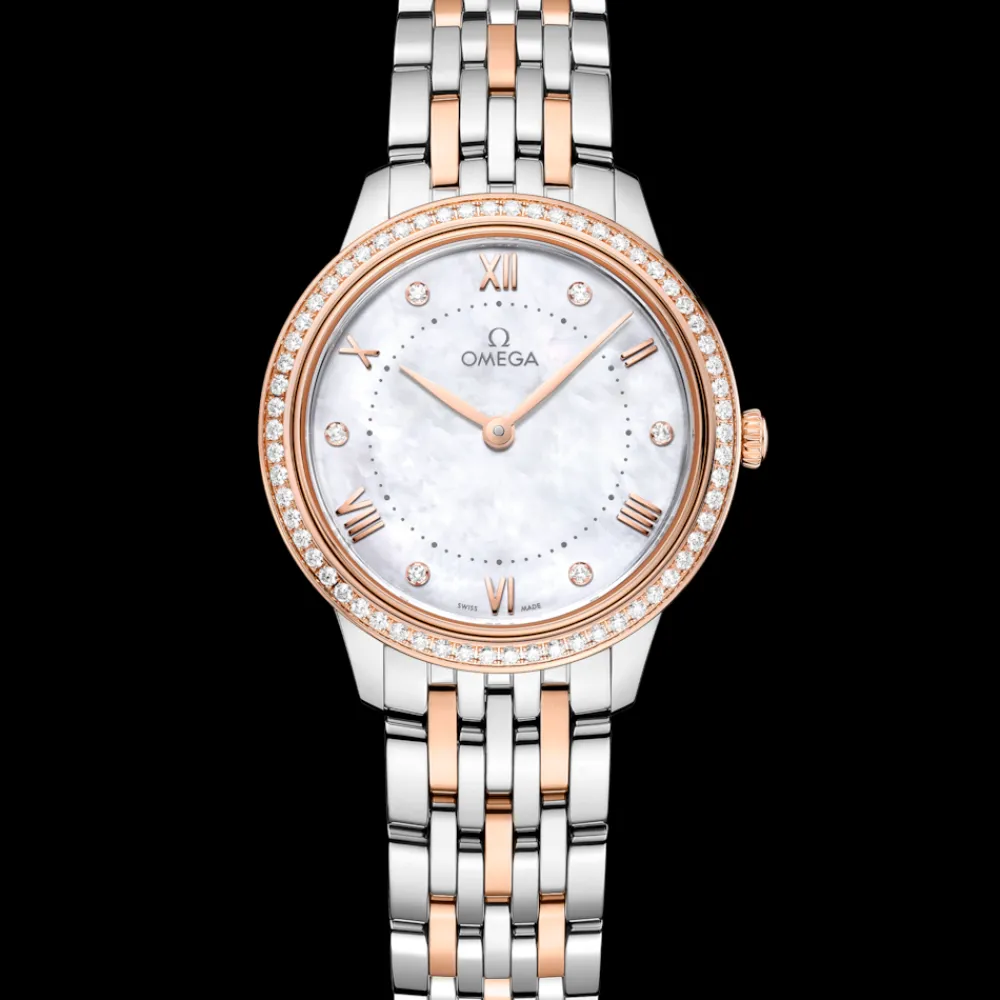 30 mm, steel ‑ Sedna™ gold on steel ‑ Sedna™ gold^OMEGA New