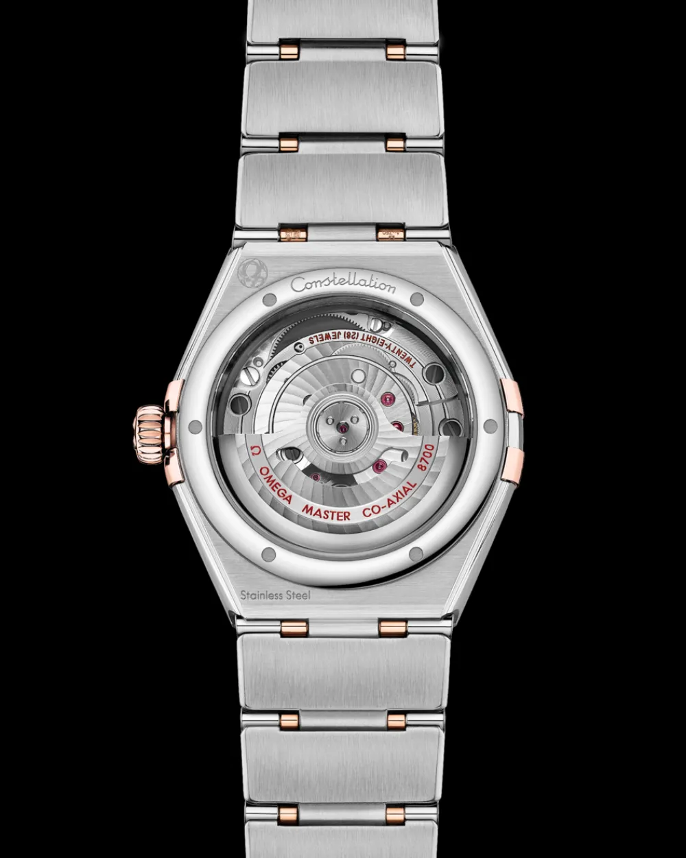 29 mm, steel ‑ Sedna™ gold on steel ‑ Sedna™ gold^OMEGA Fashion