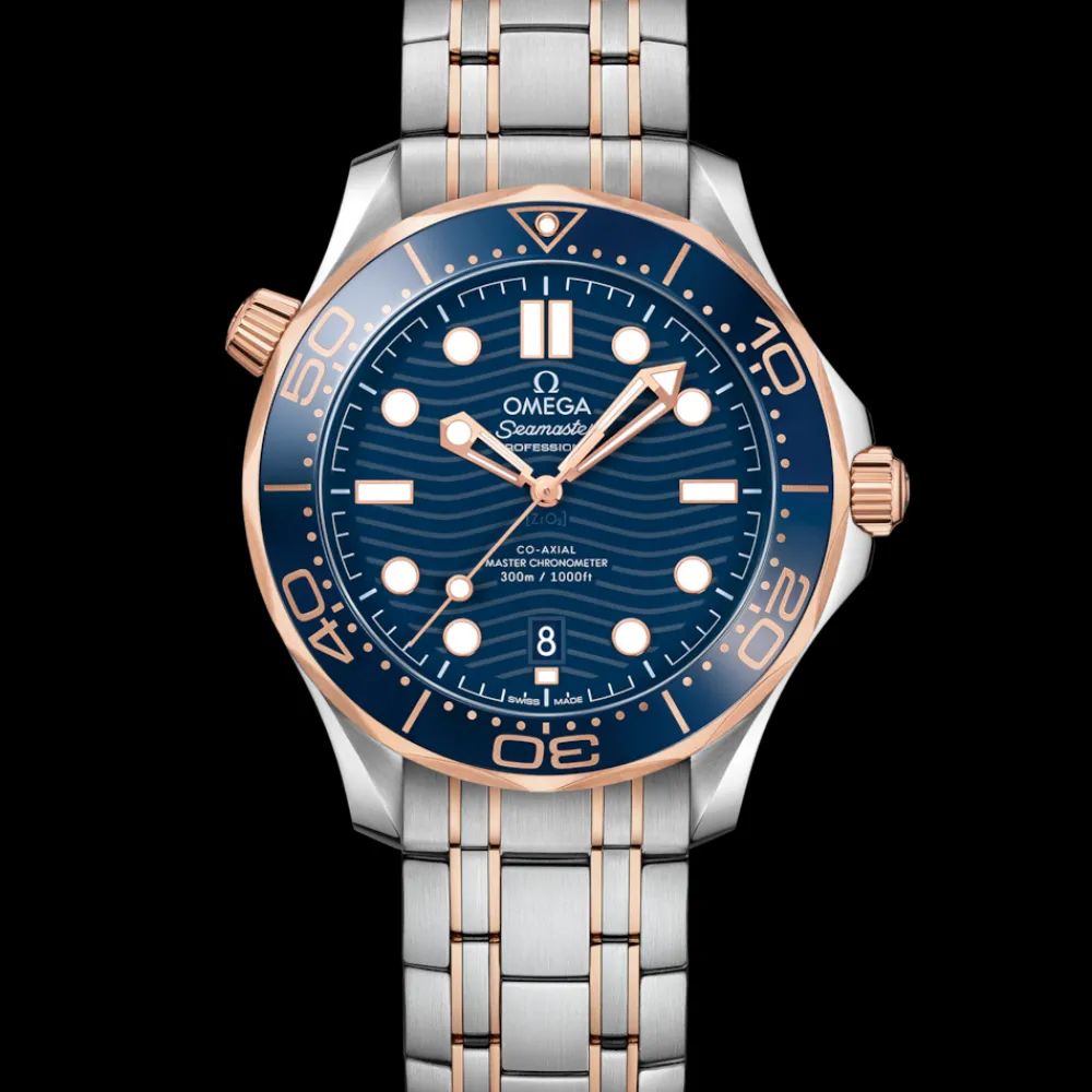 42 mm, steel ‑ Sedna™ gold on steel ‑ Sedna™ gold^OMEGA New